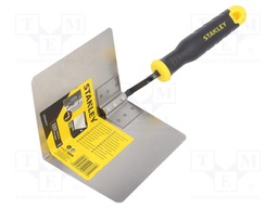 Putty knife; V: for internal corners