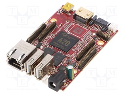 Oneboard computer; RAM: 1GB; A20 ARM Dual-Core; 84x60mm; 5VDC