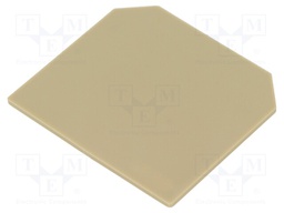 End/partition plate; Application: SAK4; beige