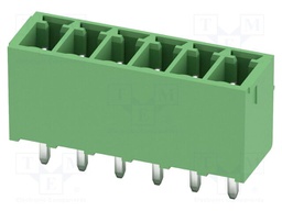 PCB headers, nominal cross section: 1.5 mm?, color: green, n