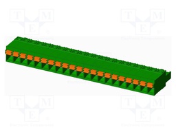Connector: pluggable terminal block; plug; female; straight; 12A