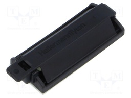 Self-adhesive cable holder; polyamide; black