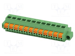PCB connector, nominal cross section: 2.5 mm2, color: green,
