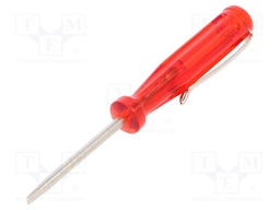 Screwdriver; slot; Size: SL 3mm; Blade length: 40mm