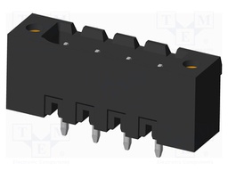 Connector: pluggable terminal block; socket; male; on PCBs