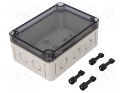 Enclosure: multipurpose; X: 94mm; Y: 130mm; Z: 57mm; TK PS; grey; IP66