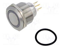 Switch: vandal resistant; Pos: 2; SPDT; 3A/220VAC; 5A/24VDC; IP65