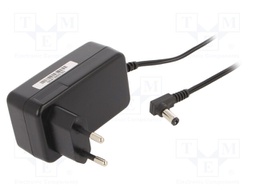 Power supply: switched-mode; constant voltage; 12VDC; 2A; 24W