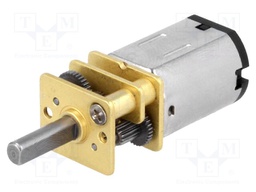 Motor: DC; with gearbox; HPCB; 6VDC; 1.5A; Shaft: D spring