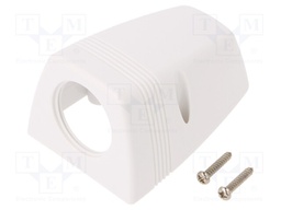 Car lighter socket housing; white