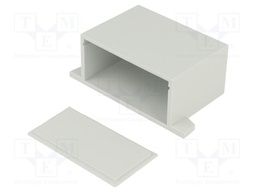 Enclosure: with panel; with fixing lugs; X: 70mm; Y: 50mm; Z: 34mm