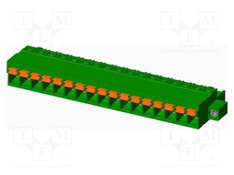 Connector: pluggable terminal block; plug; female; straight; 12A