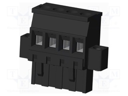 Connector: pluggable terminal block; plug; female; angled 90°