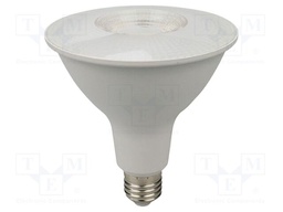 LED lamp; white warm; E27; 220÷240VAC; 930lm; P: 12.8W; 40°; 3000K