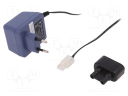 Charger: for rechargeable batteries; Ni-Cd,Ni-MH; 300mA; Plug: EU