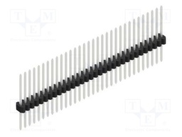 Connector: pin strips; pin header; male; PIN: 32; 1.27mm; THT; 1x32