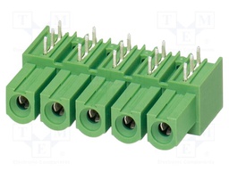 PCB headers, nominal cross section: 16 mm?, color: green, no