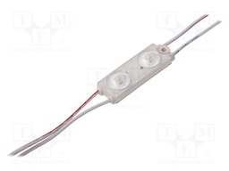 LED; white neutral; 4000K; 116lm; 175°; No.of diodes: 2; 11x16x50mm