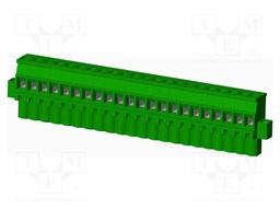 Connector: pluggable terminal block; plug; female; angled 90°