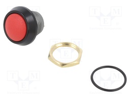 Switch: vandal resistant; Pos: 2; SPST-NO; 0.125A/125VAC; OFF-(ON)