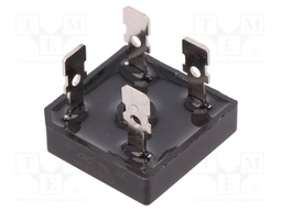 Single-phase bridge rectifier; Urmax:50V; If:25A; Ifsm:400A