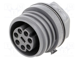 Connector: circular; socket; female; PIN: 7; EXPlora; nickel plated