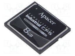 Memory card; industrial; CF,MLC; R: 110MB/s; W: 65MB/s; 8Gb