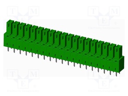 Connector: pluggable terminal block; socket; female; straight