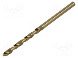 Drill set; for metal; Ø: 3.5mm; L: 70mm; Working part len: 39mm
