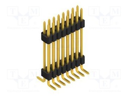 Connector: pin strips; pin header; male; PIN: 16; 1.27mm; SMT; 2x8