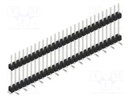 Connector: pin strips; pin header; male; PIN: 28; 2.54mm; SMT; 1x28