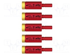 Kit: torque adapters; Pcs: 5; dynamometric,insulated; 1kVAC