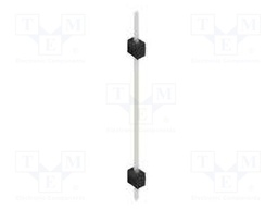 Connector: pin strips; pin header; male; PIN: 1; 2.54mm; THT; 1x1