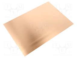 Laminate; FR4; 0.6mm; L: 297mm; W: 210mm; Coating: copper