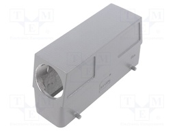 Enclosure: for rectangular connectors; Han B; size L32B; angled