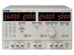 Power supply: laboratory; linear,adjustable,multi-channel; 0÷4A