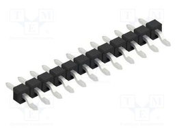 Connector: pin strips; pin header; male; PIN: 12; 2.54mm; SMT; 1x12