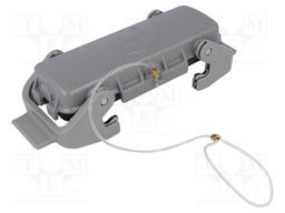 Protection cover; Han; size 24B; with double latch; metal