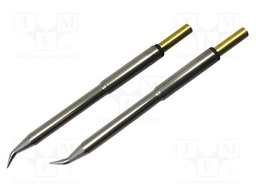 Soldering Iron Tip, Bent, 30°, 0.4 mm Width, PTC Series