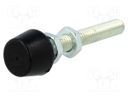 Clamping bolt; Thread: M6; Base dia: 13mm; Kind of tip: flat