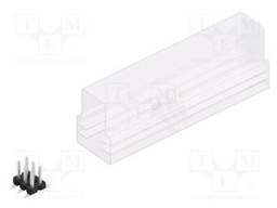 Connector: pin strips; pin header; male; PIN: 6; 2.54mm; SMT; 2x3