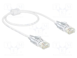 Patch cord; U/UTP; Cat: 6; RJ45 plug,both sides; Cu; 500mm; LSZH