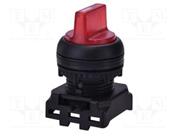 Switch: rotary; 22mm; red; IP65; E; Pos: 2; Ø22.5mm; -25÷65°C; 230VAC