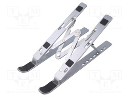 Stand; 10kg; 10÷16"; aluminium; laptop; with adjustable height