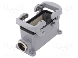 Enclosure: for HDC connectors; size 16; Pitch: 77,5x27mm; M25