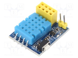 Sensor: atmospheric; temperature,humidity; digital; 3.7÷12VDC