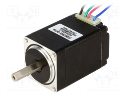 Motor: stepper; 4.5VDC; Shaft: D spring; max.91.8mNm; 670mA