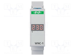 Voltmeter; digital,mounting; 80÷500V; for DIN rail mounting