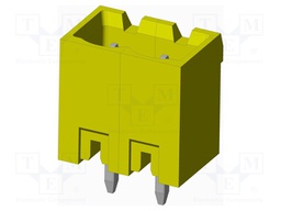 Connector: pluggable terminal block; socket; male; on PCBs