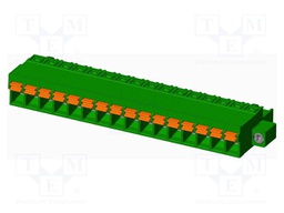 Connector: pluggable terminal block; plug; female; straight; 12A